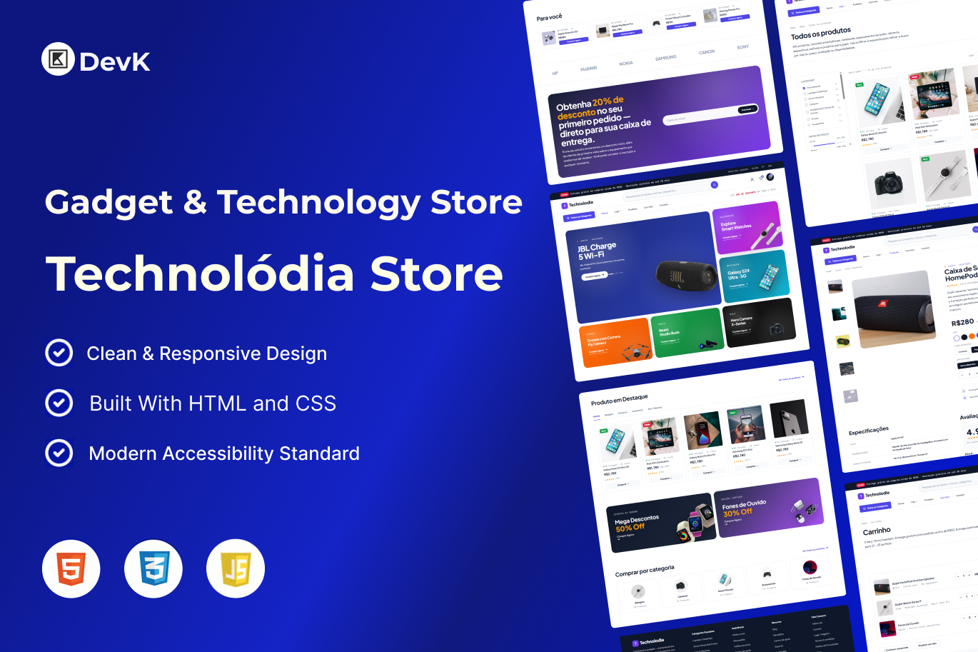 Technolódia Store - Ecommerce Website